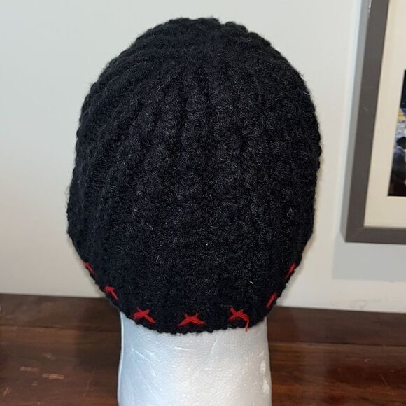 Columbus Blue Jackets Sewn logo Beanie NHL Hat Cap Knit Youth small S adult - Picture 3 of 4